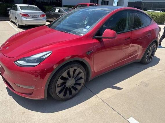TESLA MODEL Y 2021 5YJYGDEF9MF211840 image
